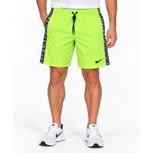 NWT Nike Swim Men's Logo Tape Volley Shorts 9" Atomic Green Size S or M